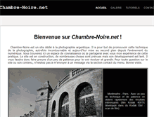 Tablet Screenshot of chambre-noire.net